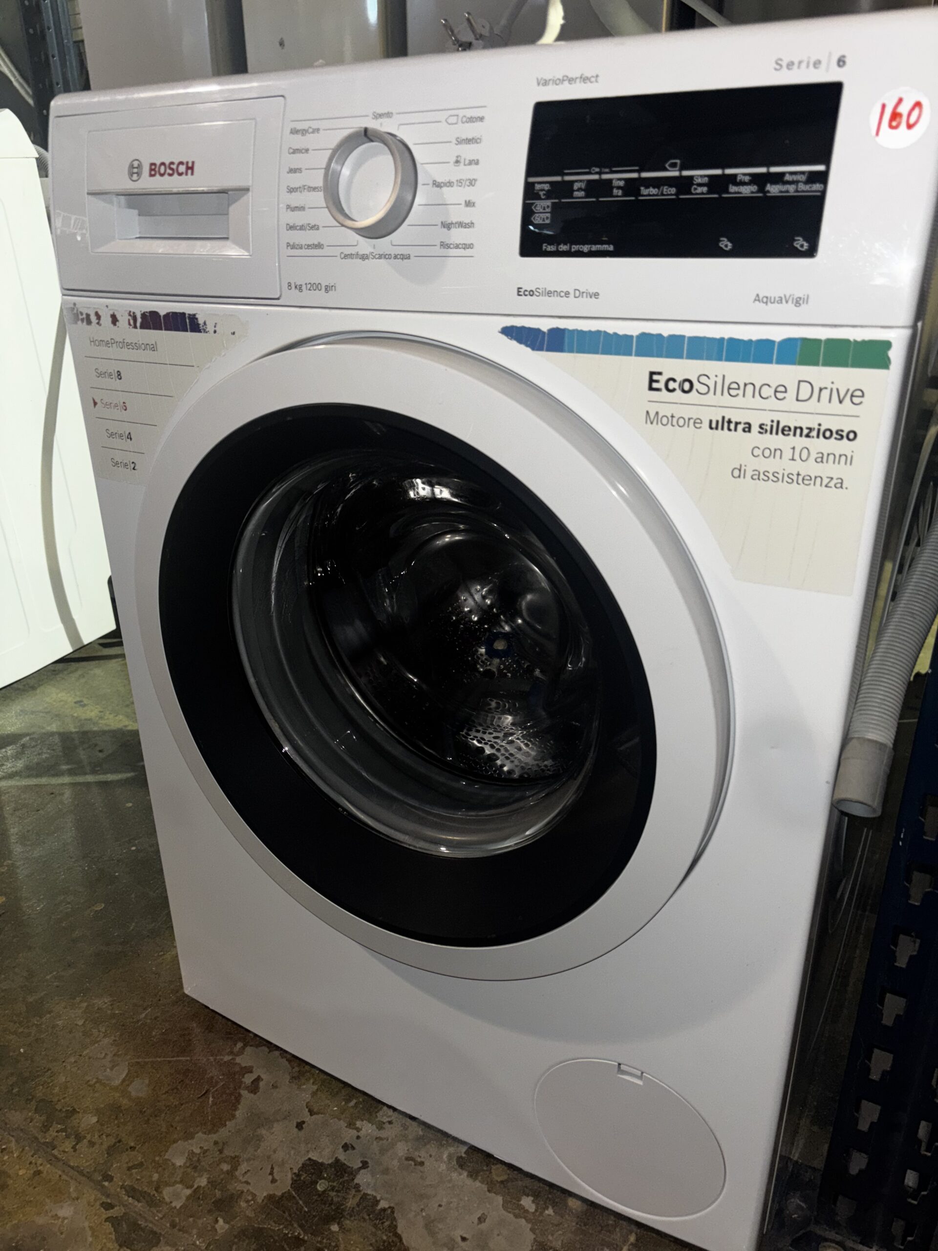 Lavatrice Bosch 8 kg 1200 giri, Classe A+++ - immagine 2