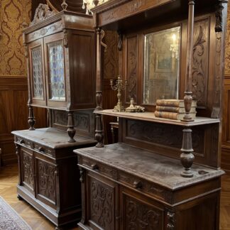 Credenze Eclettiche in Legno Scuro