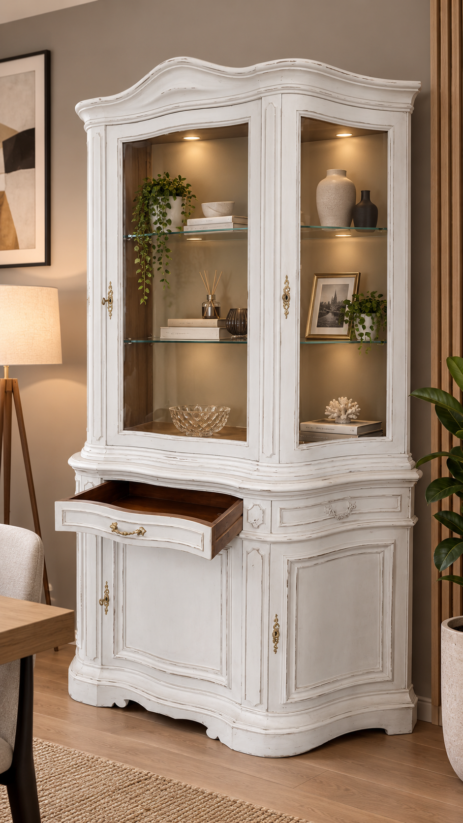 Cristalliera / Vetrina Shabby Chic