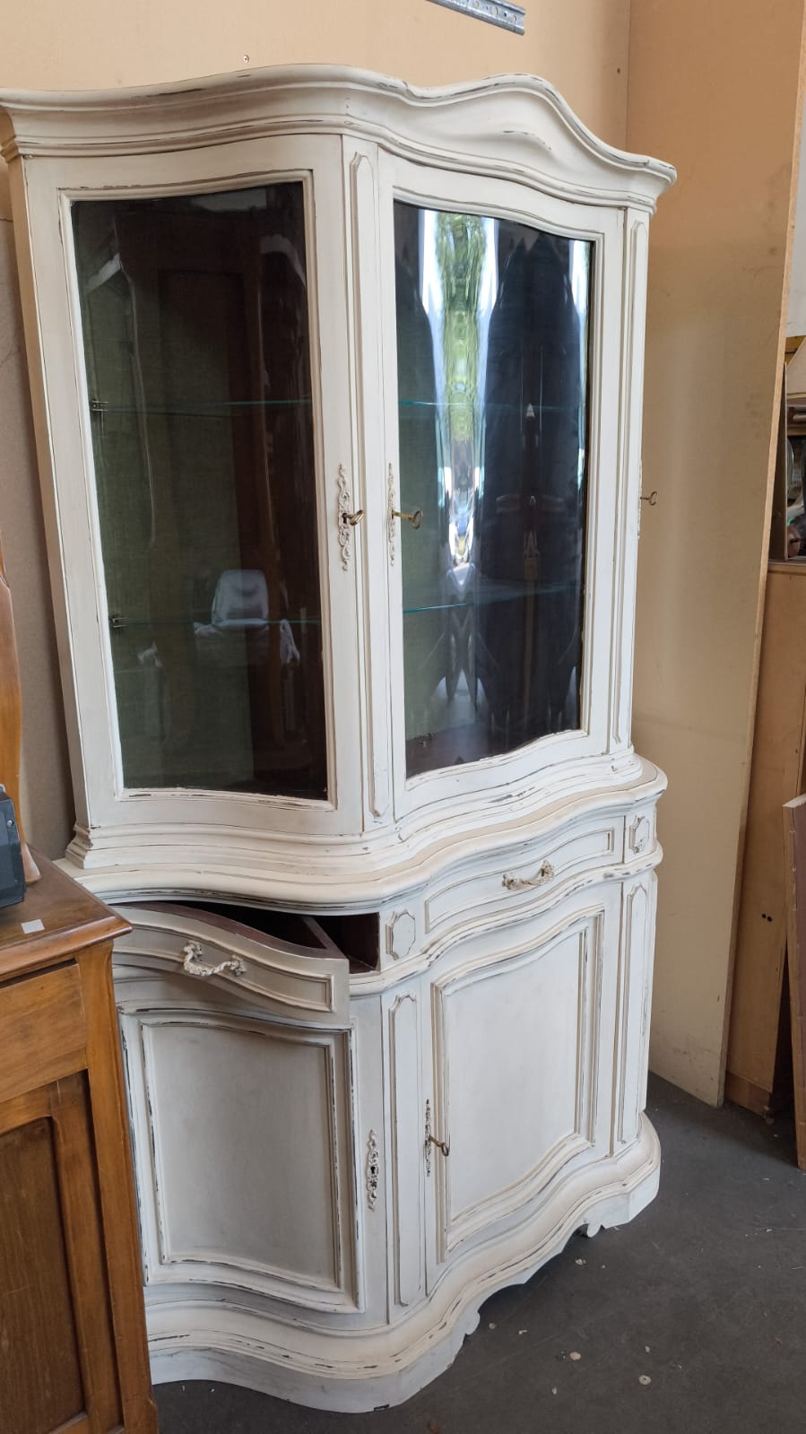 Cristalliera / Vetrina Shabby Chic - immagine 2