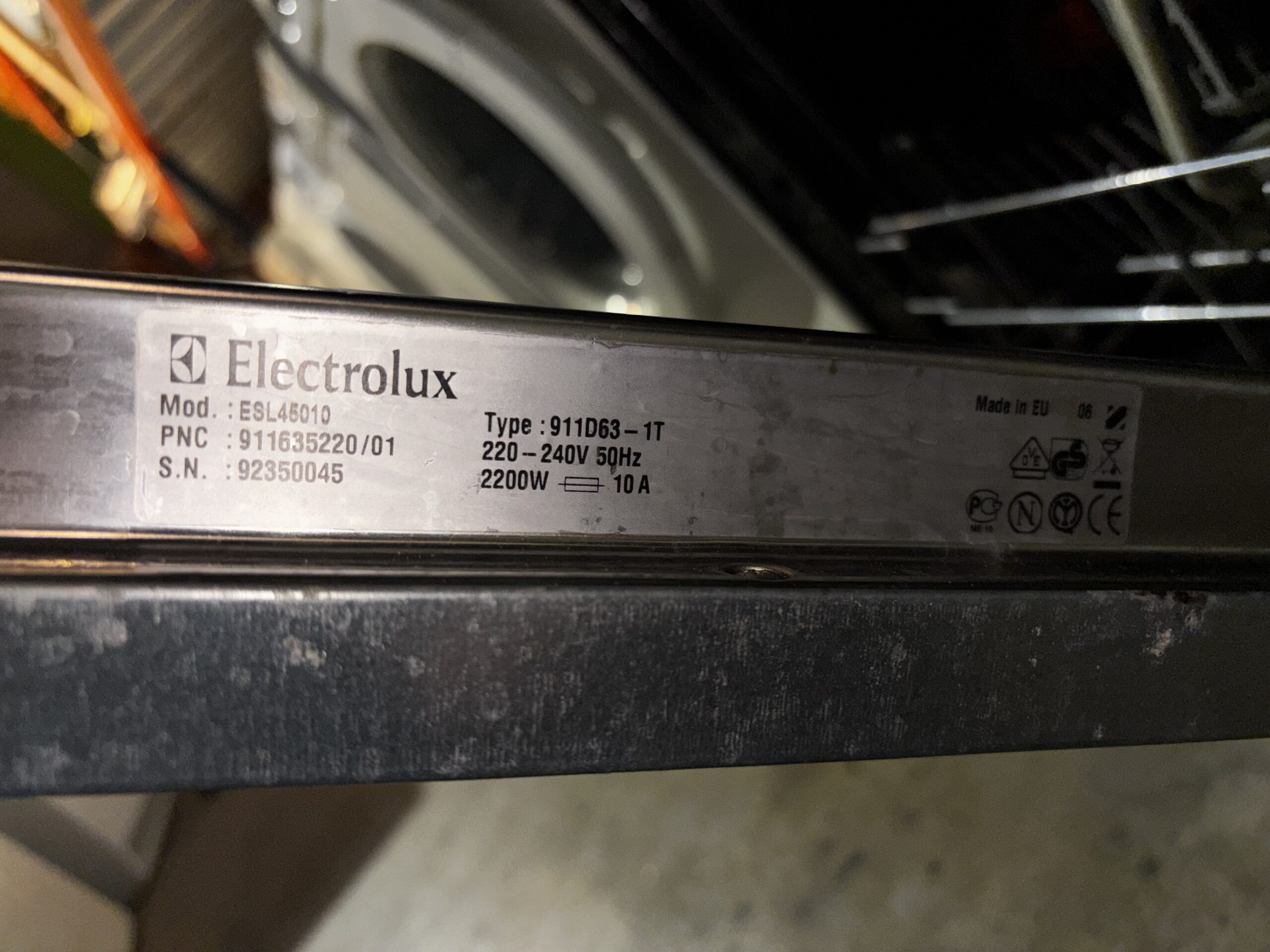 Electrolux Lavastoviglie Incasso 45 Cm - Totale 10 Coperti NO SPEDIZIONE - immagine 4